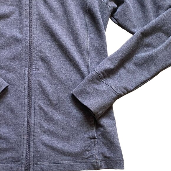Danskin Now Womens Zip Up Collared Sweatshirt-Gray-Size Small-GUC - Picture 3 of 5